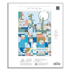 Frank Lloyd Wright City By The Sea 1000 Piece Foil Puzzle