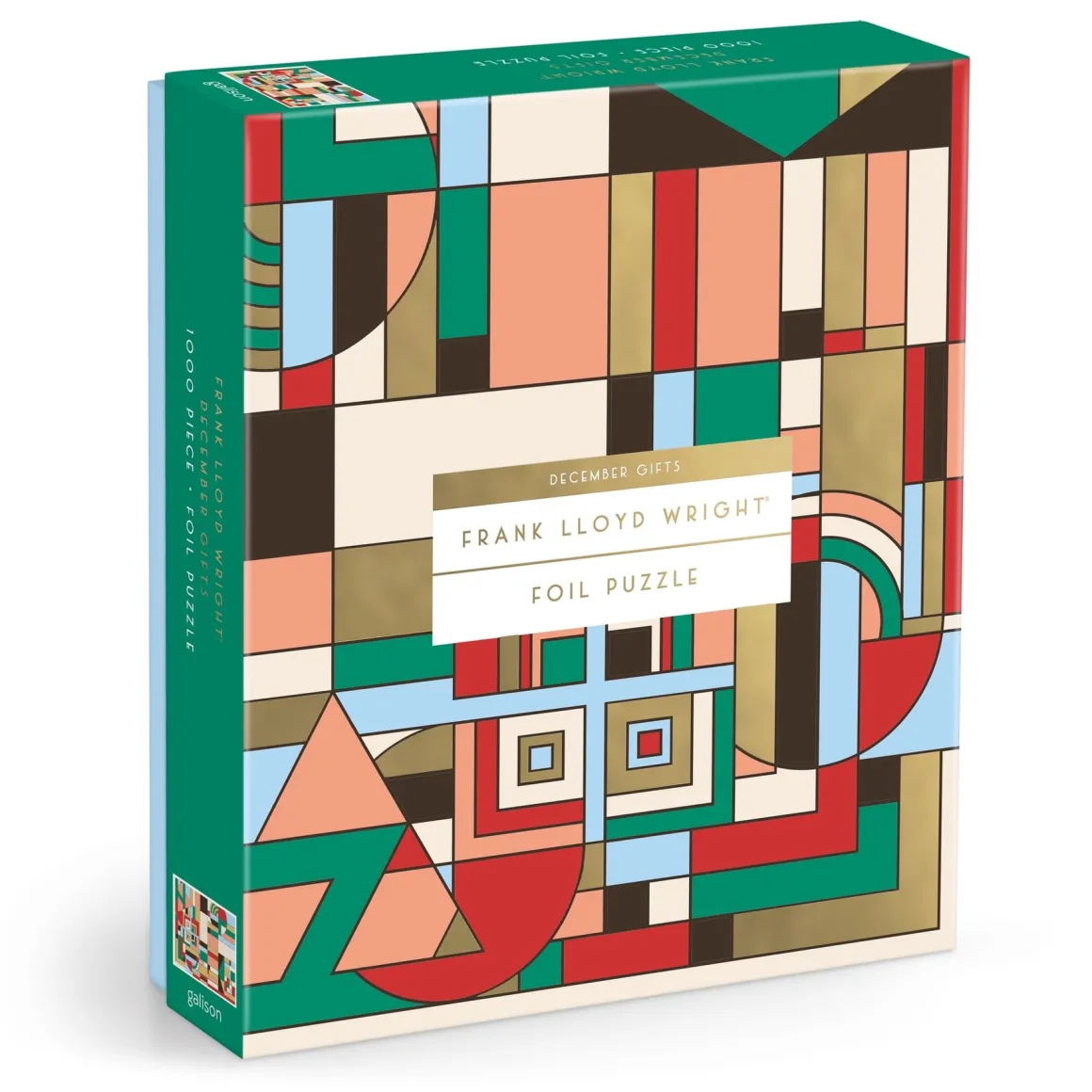 Frank Lloyd Wright December Gifts 1000 Piece Foil Puzzle