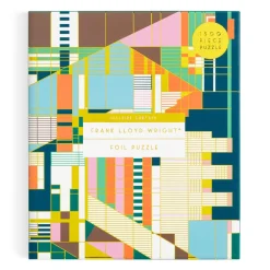 Frank Lloyd Wright Hillside Curtain 1500 Piece Foil Puzzle