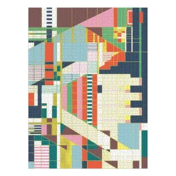 Frank Lloyd Wright Hillside Curtain 1500 Piece Foil Puzzle