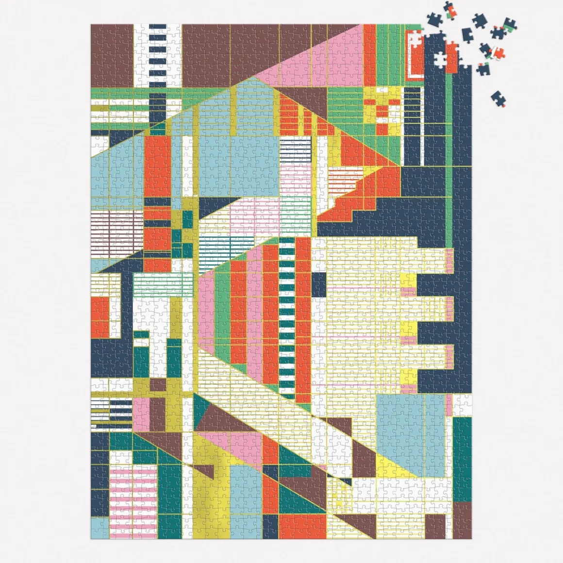 Frank Lloyd Wright Hillside Curtain 1500 Piece Foil Puzzle