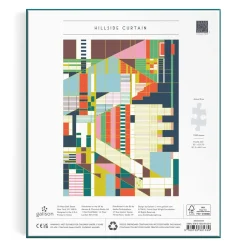 Frank Lloyd Wright Hillside Curtain 1500 Piece Foil Puzzle