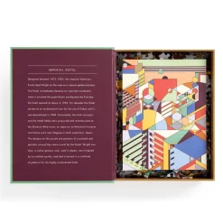 Frank Lloyd Wright Imperial Hotel 500 Piece Book Puzzle