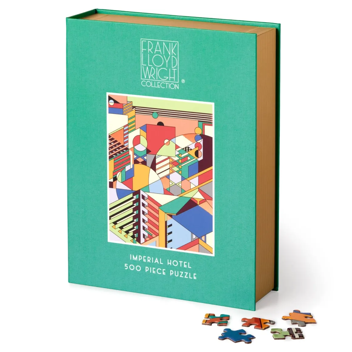 Frank Lloyd Wright Imperial Hotel 500 Piece Book Puzzle