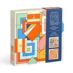 Frank Lloyd Wright Imperial Hotel 2-in-1 Sliding Wood Puzzle
