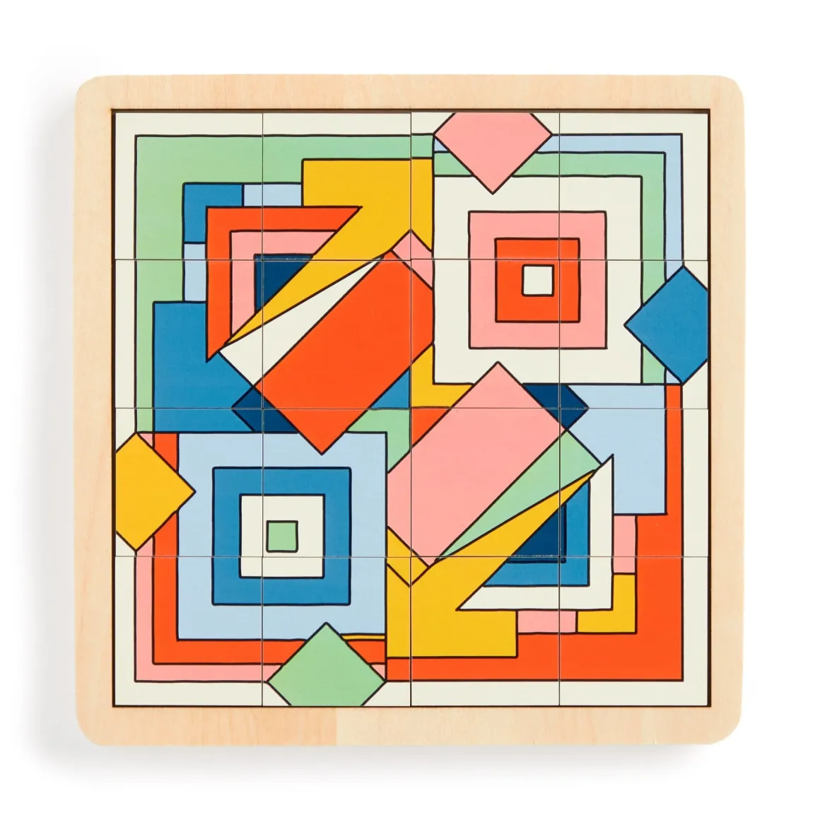Frank Lloyd Wright Imperial Hotel 2-in-1 Sliding Wood Puzzle