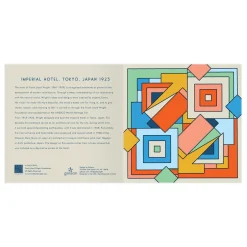 Frank Lloyd Wright Imperial Hotel 2-in-1 Sliding Wood Puzzle
