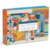 Frank Lloyd Wright Imperial Hotel Stone Wall Mural 250 Piece Wood Puzzle