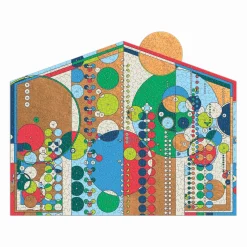 Frank Lloyd Wright Midway Mural 750 Piece Shaped Foil Puzzle