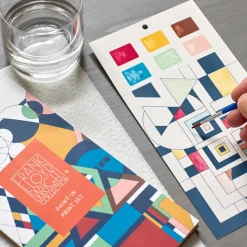 Frank Lloyd Wright Paint-In Print Set
