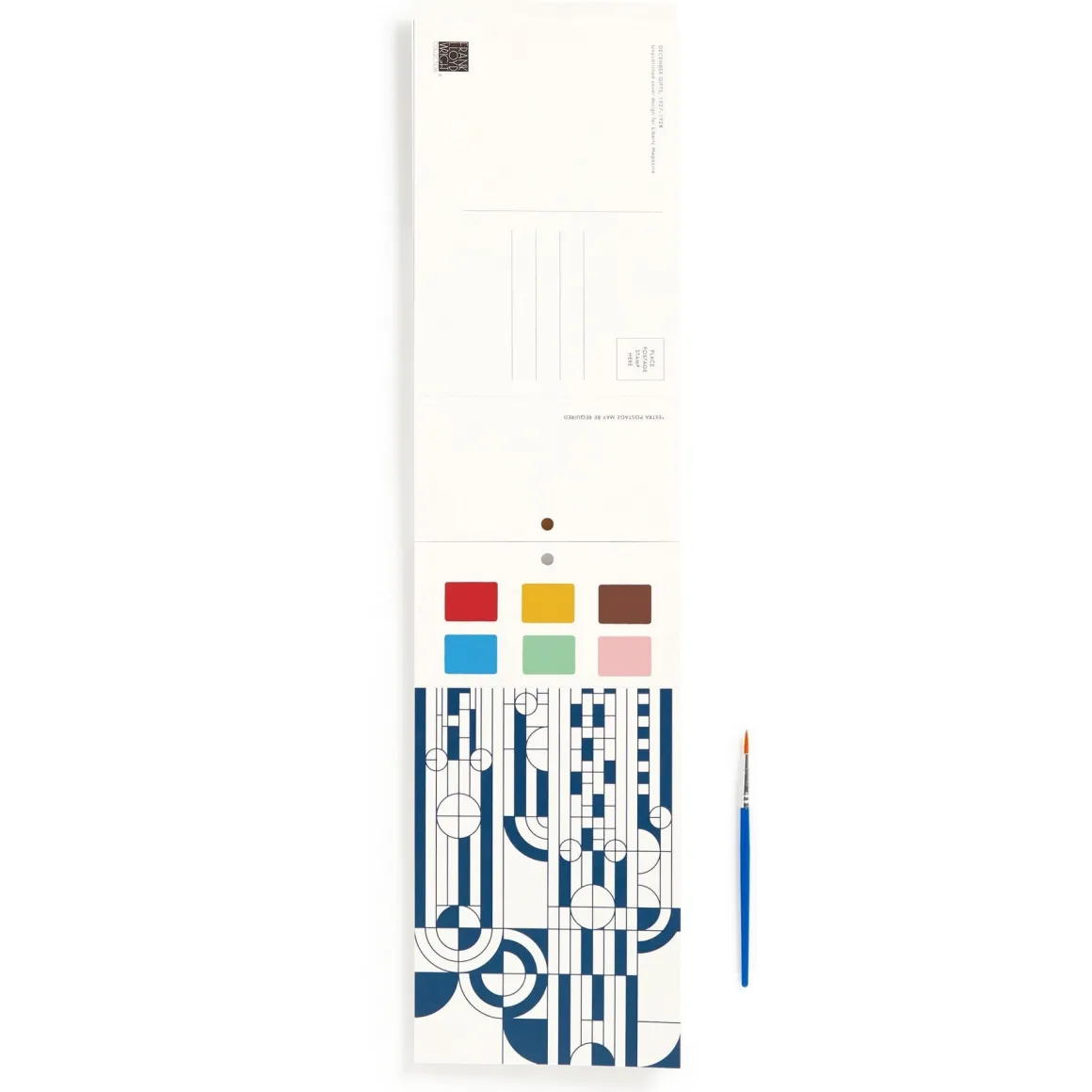 Frank Lloyd Wright Paint-In Print Set