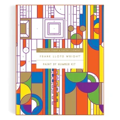 Frank Lloyd Wright Saguaro Cactus and Forms Paint By Number Kit