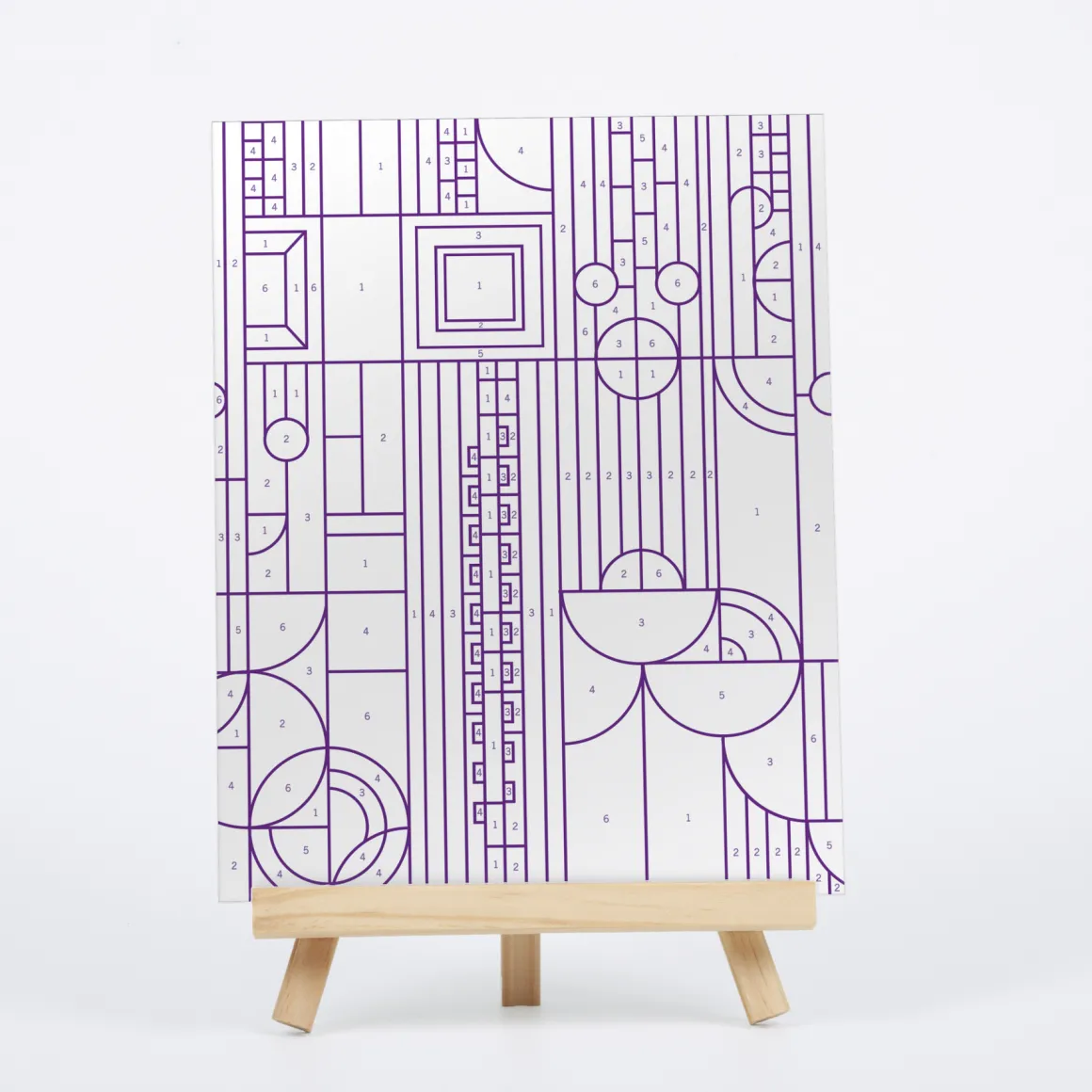 Frank Lloyd Wright Saguaro Cactus and Forms Paint By Number Kit