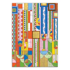 Frank Lloyd Wright Saguaro Forms & Cactus Flowers Greeting Card Puzzle