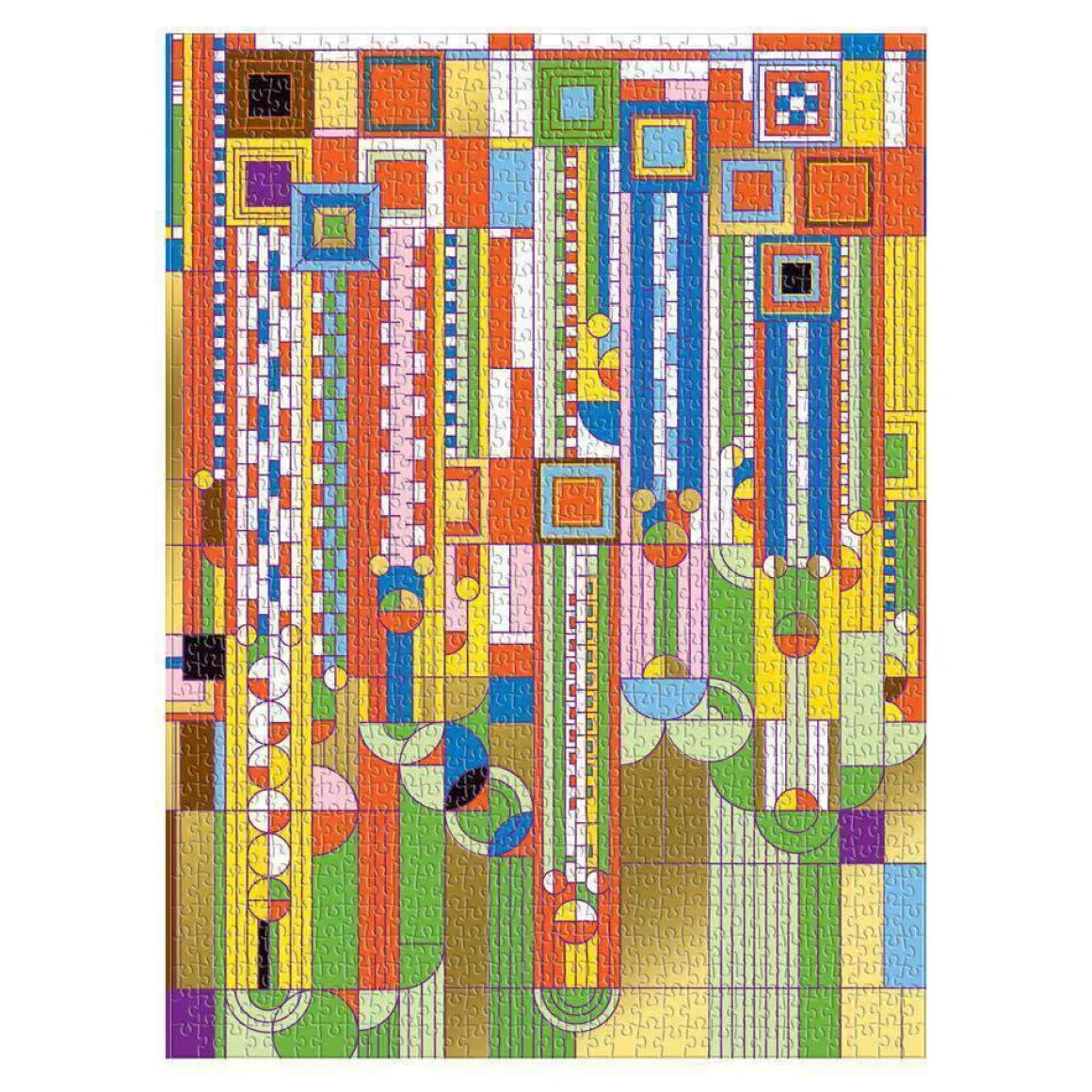 Frank Lloyd Wright Saguaro Cactus And Forms Foil Stamped 1000 Piece Jigsaw Puzzle