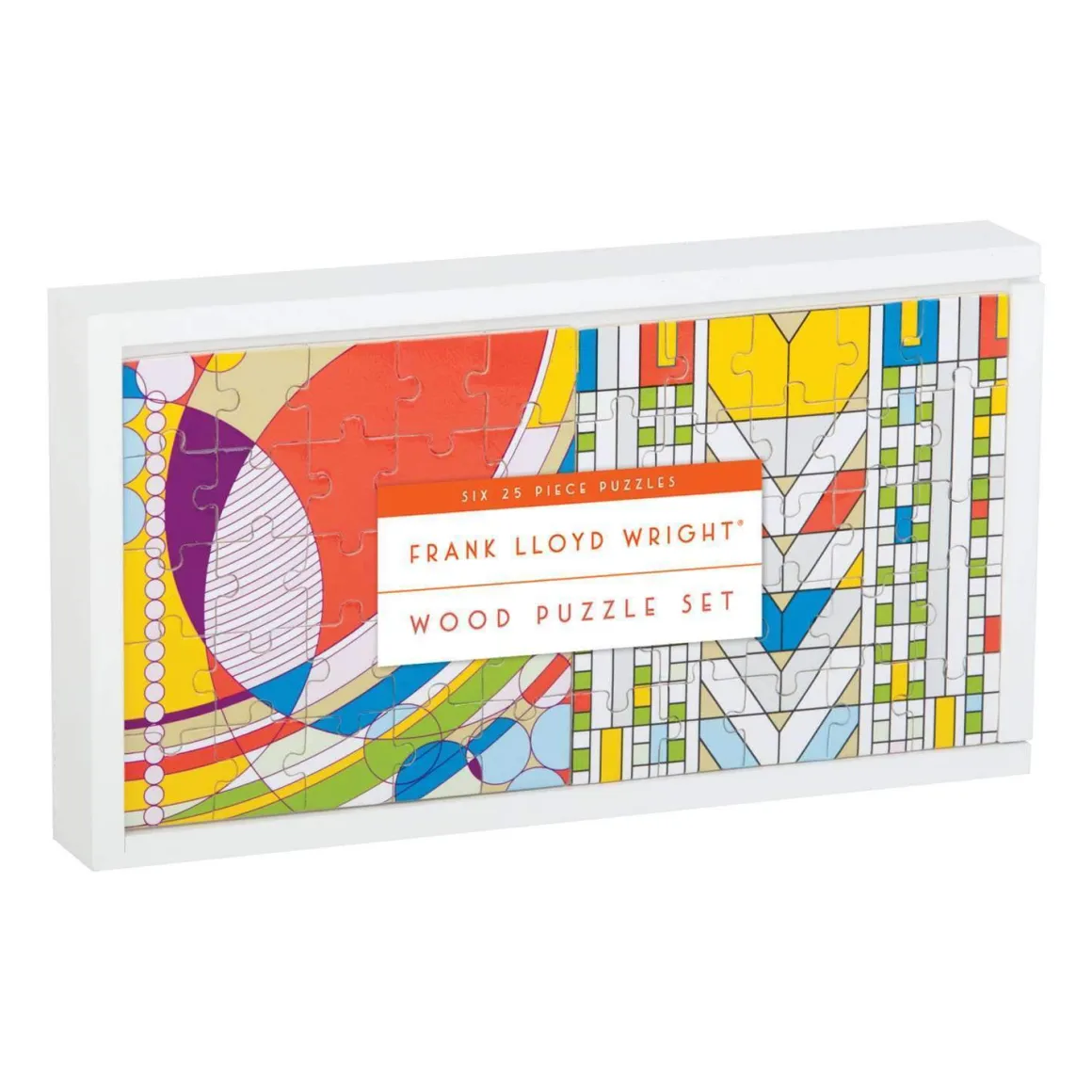 Frank Lloyd Wright Wooden Jigsaw Puzzle Set