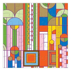 Frank Lloyd Wright Wooden Jigsaw Puzzle Set