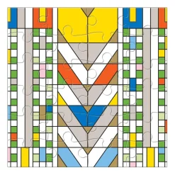 Frank Lloyd Wright Wooden Jigsaw Puzzle Set