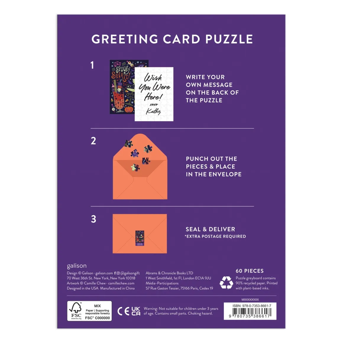 Get into the Spooky Spirit Greeting Card Puzzle