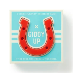 Giddy Up Tabletop Horseshoes Game