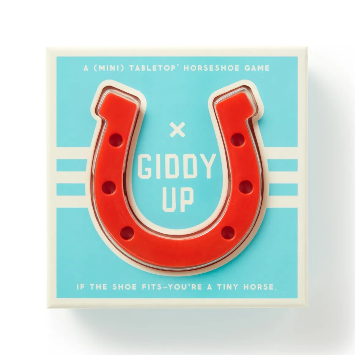 Giddy Up Tabletop Horseshoes Game