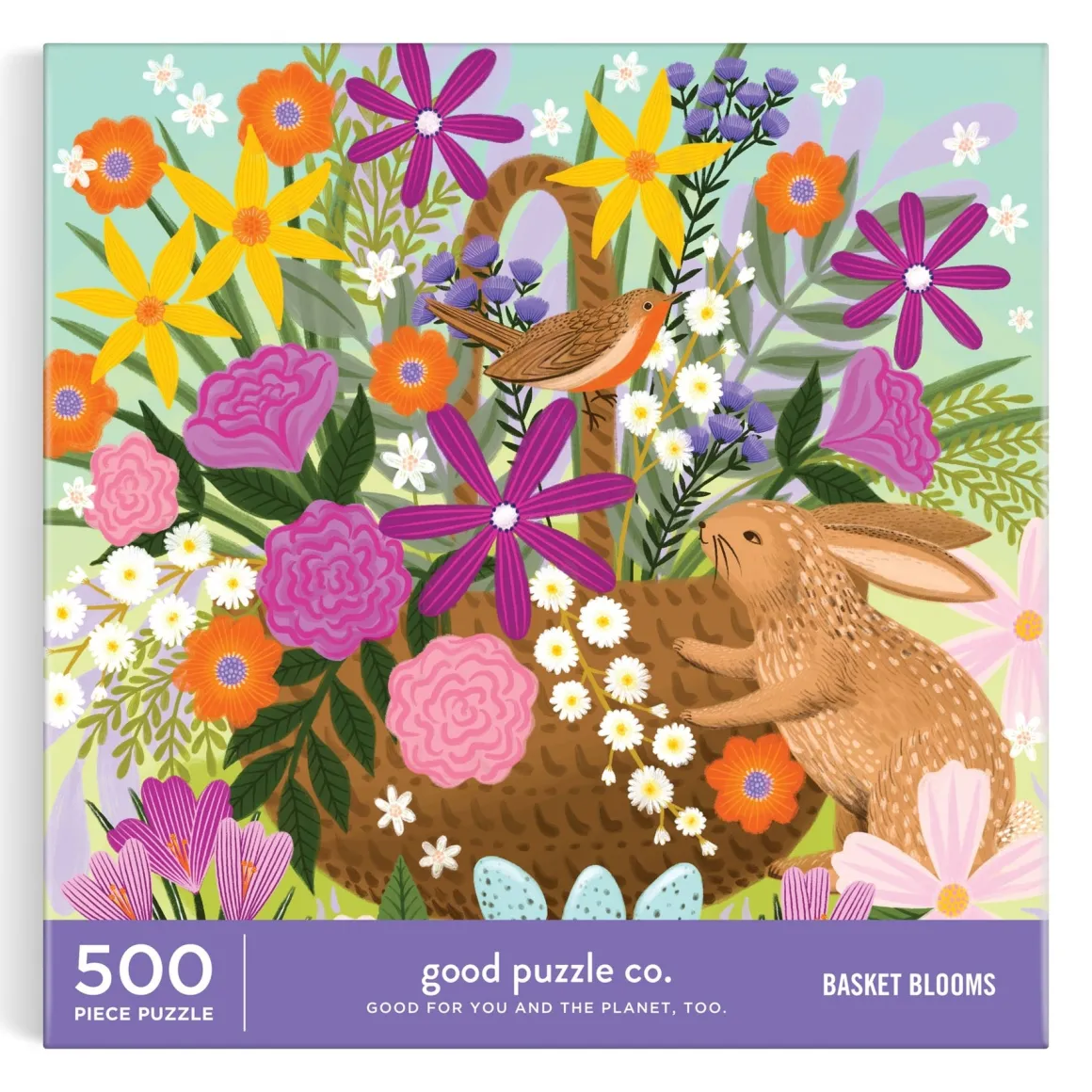 Good Puzzle Co. Basket Blooms 500pc Puzzle