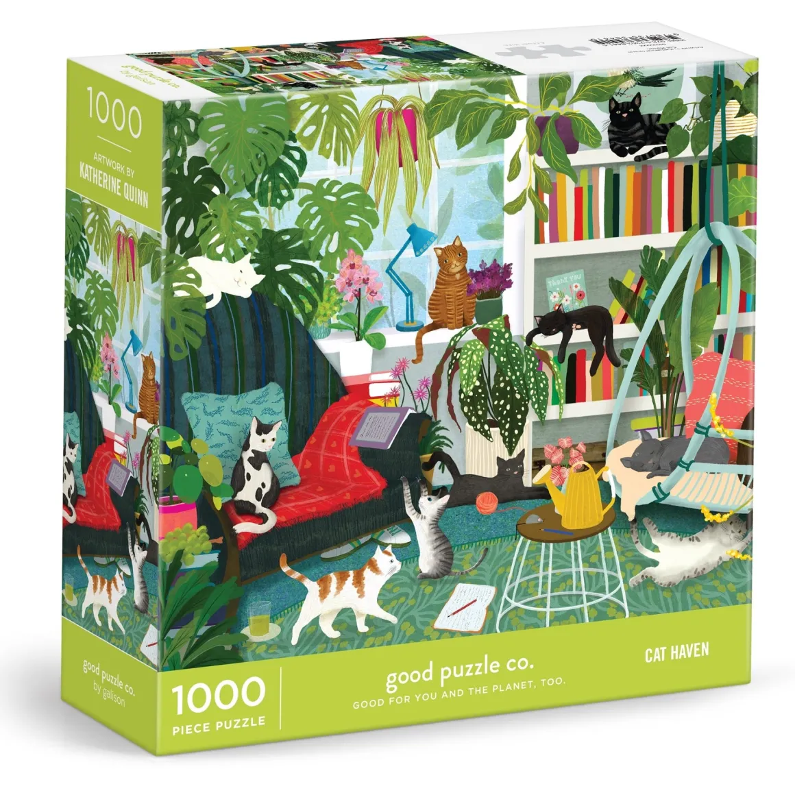 Good Puzzle Co. Cat Haven 1000 Piece Puzzle