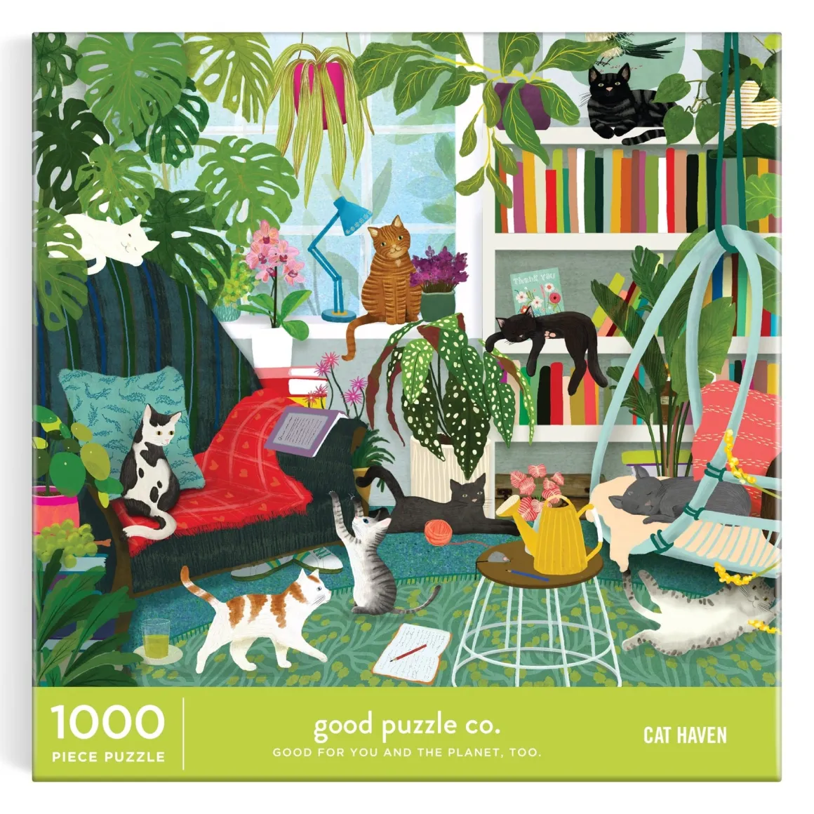 Good Puzzle Co. Cat Haven 1000 Piece Puzzle