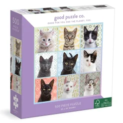 Good Puzzle Co. Cat Portraits 500pc Puzzle