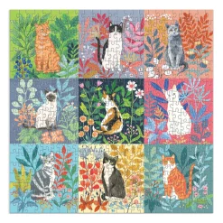Good Puzzle Co. Cats and Flowers 500pc Puzzle