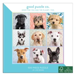 Good Puzzle Co. Dog Portraits 500pc Puzzle