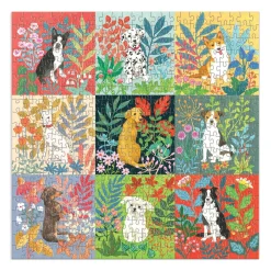 Good Puzzle Co. Dogs and Flowers 500pc Puzzle
