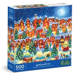 Good Puzzle Co. Little Town Lights 500pc Puzzle