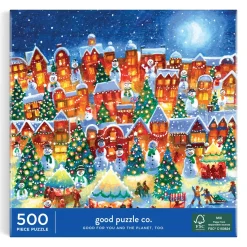 Good Puzzle Co. Little Town Lights 500pc Puzzle