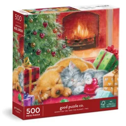 Good Puzzle Co. Warm by the Fireplace 500pc Puzzle