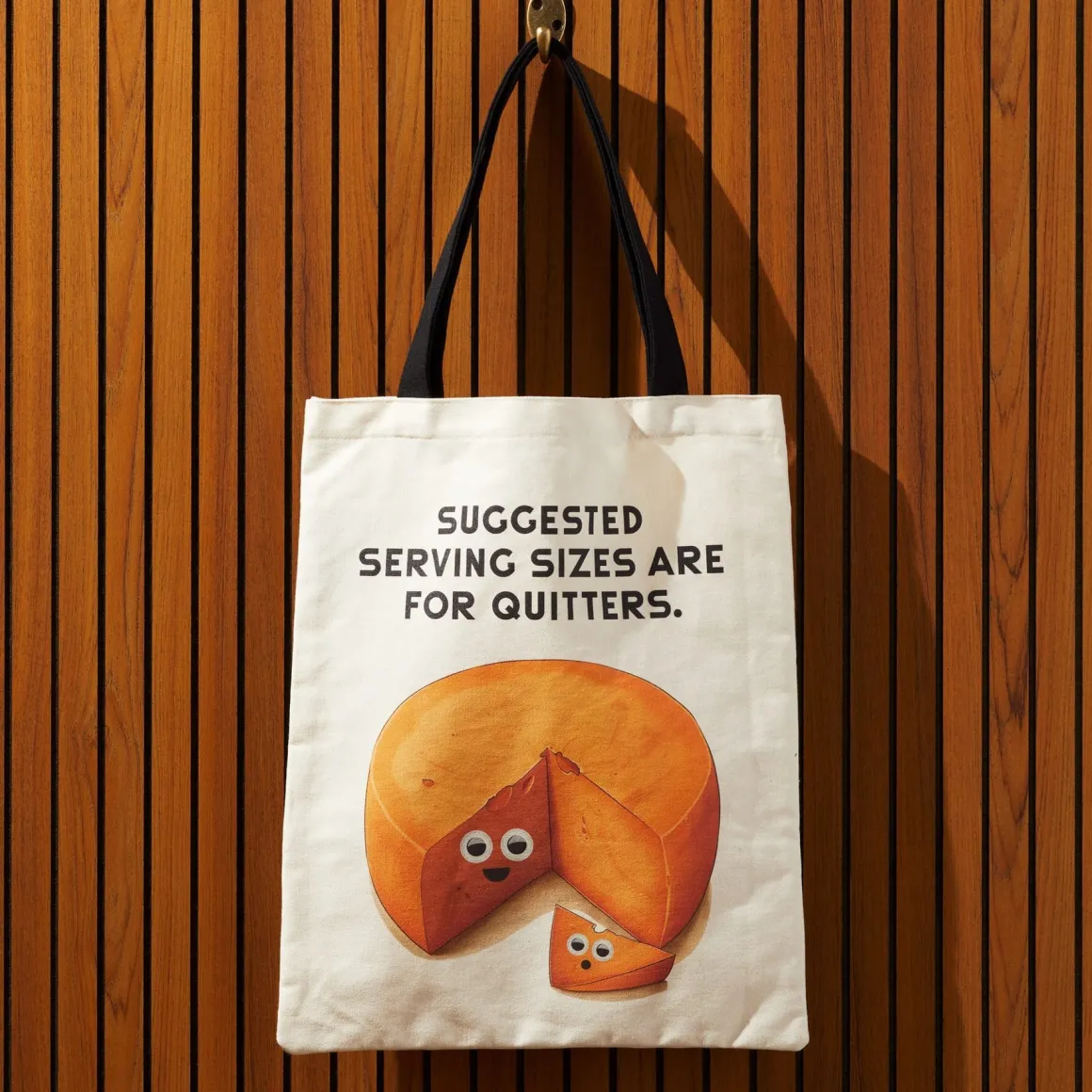 Googly Food Canvas Tote