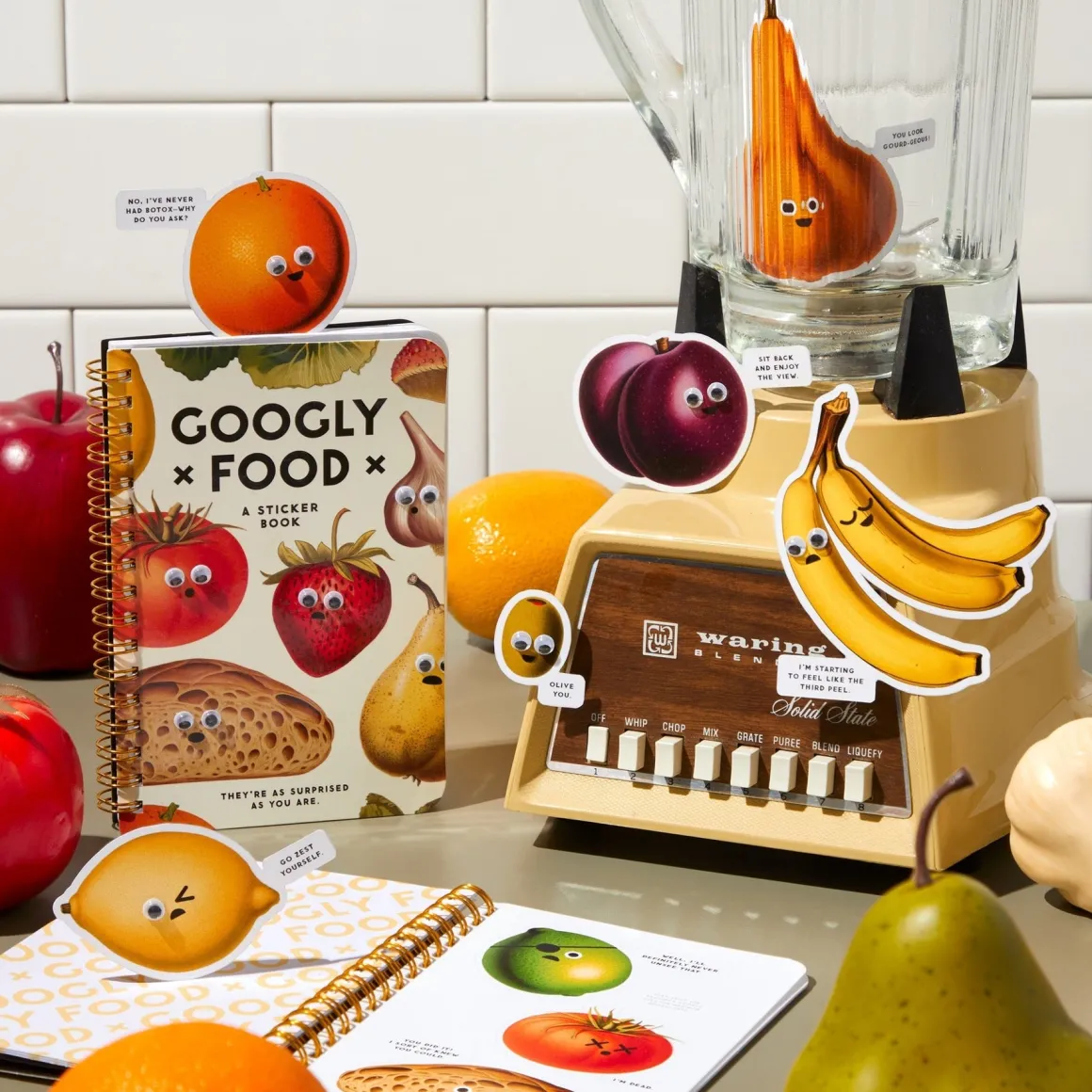 Googly Food Sticker Book