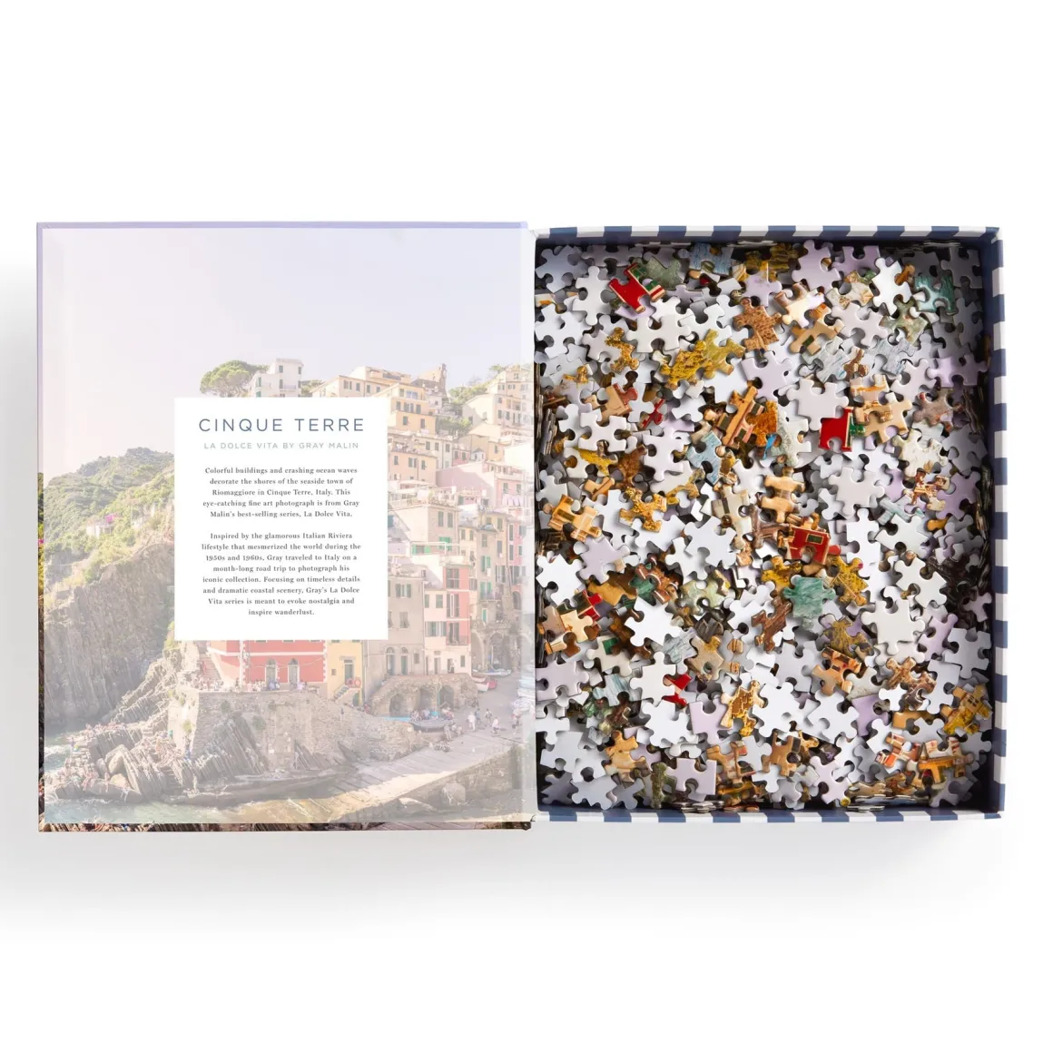 Gray Malin Cinque Terre 1000 Piece Book Puzzle