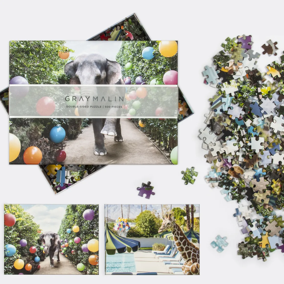 Gray Malin Party at the Parker Double-Sided 500 Piece Jigsaw Puzzle