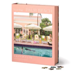 Gray Malin Pool Day Palm Beach 1000 Piece Book Box Puzzle