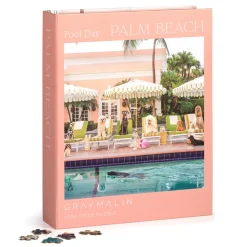 Gray Malin Pool Day Palm Beach 1000 Piece Book Box Puzzle