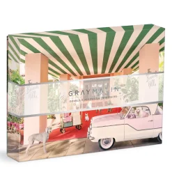 Gray Malin The Dogs at the Beverly Hills Hotel 500 Piece Double-Sided Puzzle