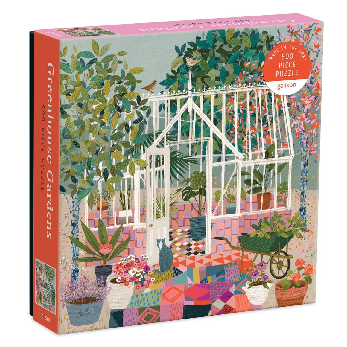 Greenhouse Gardens 500 Piece Jigsaw Puzzle