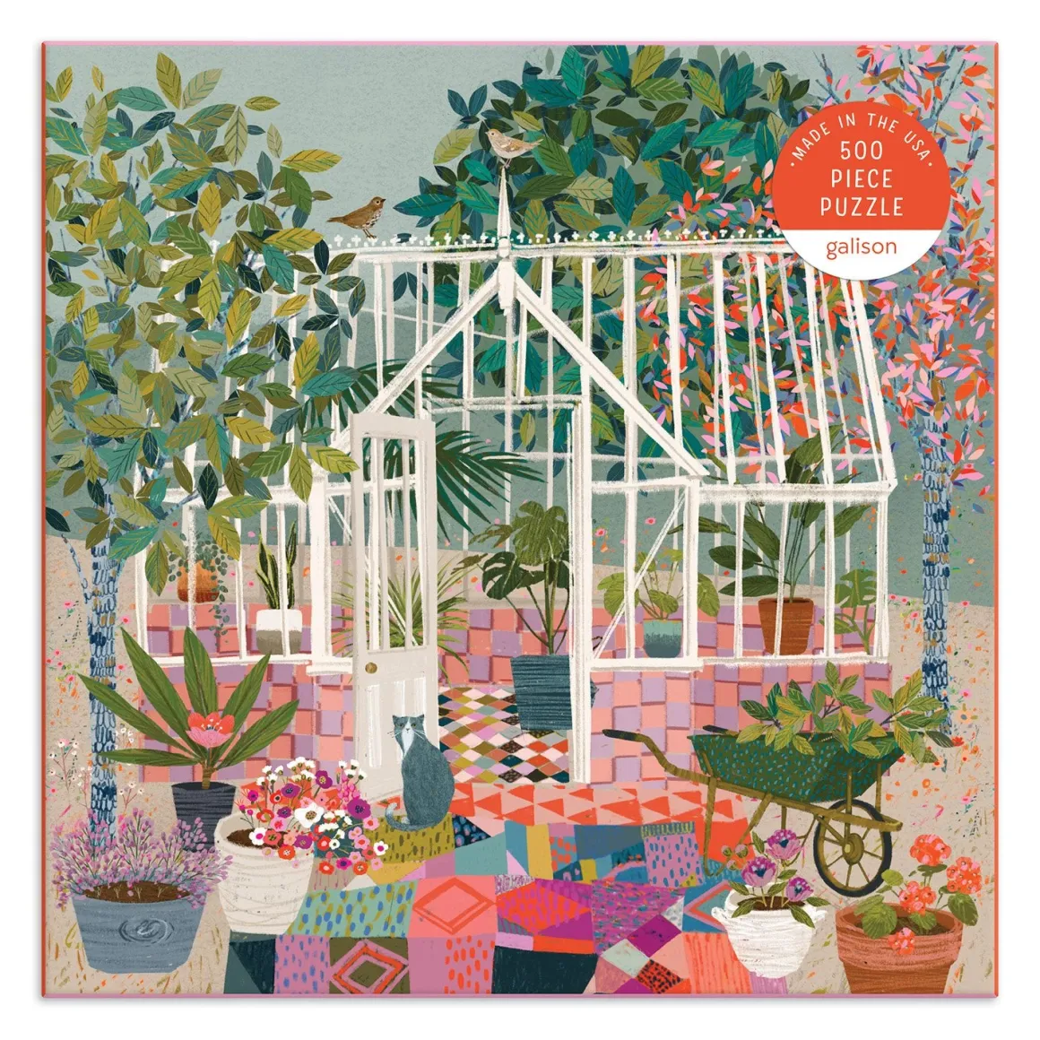 Greenhouse Gardens 500 Piece Jigsaw Puzzle