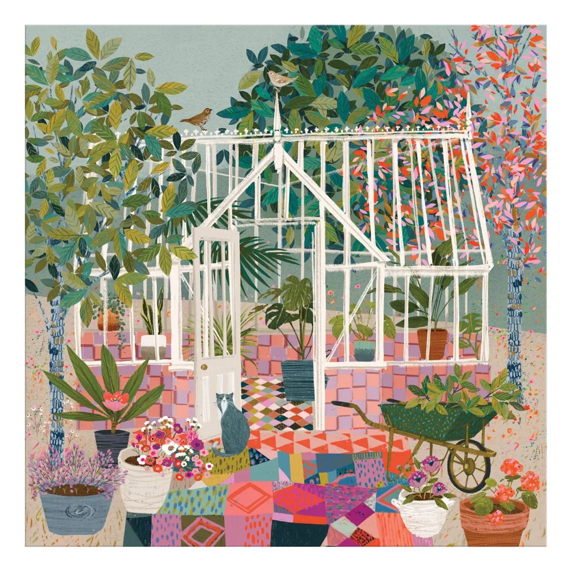 Greenhouse Gardens 500 Piece Jigsaw Puzzle