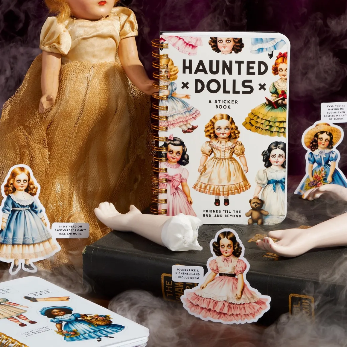 Haunted Dolls Sticker Book
