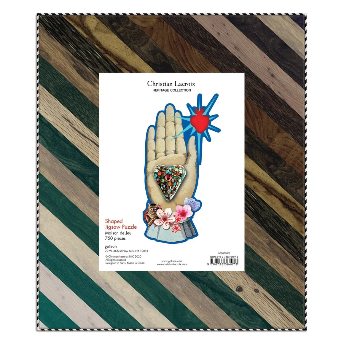 Heritage Collection Maison de Jeu 750 Piece Shaped Jigsaw Puzzle