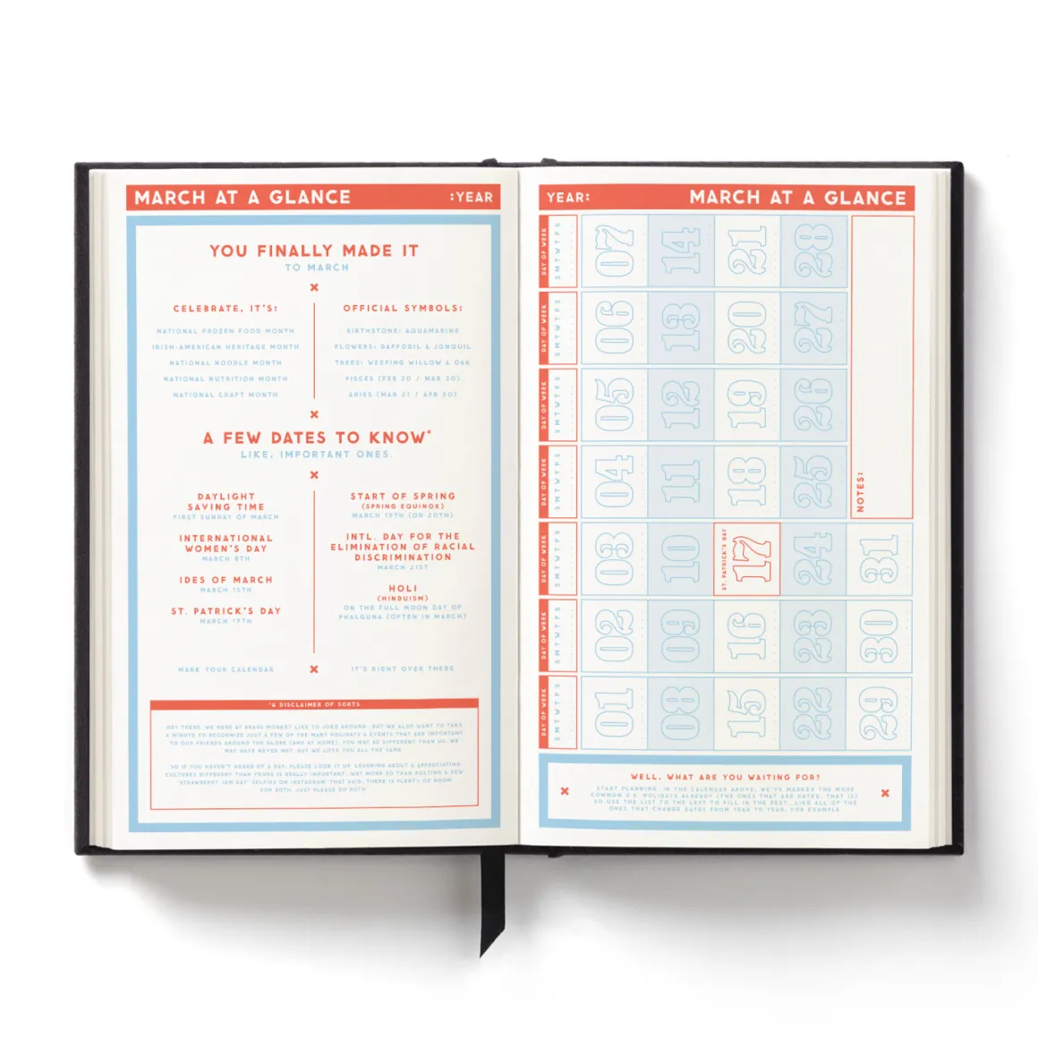 Hidden Agenda Undated Mini Planner