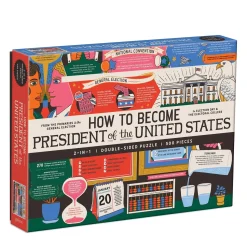 How to Become President of the United States Double-Sided 500 Piece Jigsaw Puzzle
