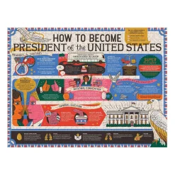 How to Become President of the United States Double-Sided 500 Piece Jigsaw Puzzle